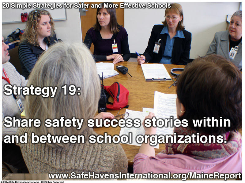Twenty Simple Strategies to Safer and More Effective Schools Maine Dept of Ed Infographic22 Infographic: Twenty Simple Strategies for Safer and More Effective Schools