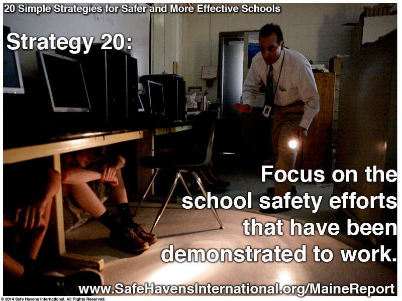 Twenty Simple Strategies to Safer and More Effective Schools Maine Dept of Ed Infographic23 Infographic: Twenty Simple Strategies for Safer and More Effective Schools