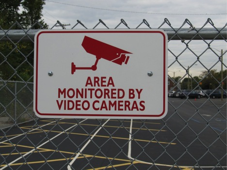 Poor choice of wording on signage relating to school security can pose problems during school safety litigation. Though many vendors provide schools with signage like that depicted, care should be taken not to use signage that implies that video cameras are being monitored.