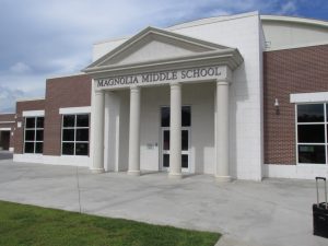 ©Michael Dorn Safe Havens International 2020 Magnolia Middle School in Mississippi serves as an excellent example of how architects with a high degree of expertise of the utilization of crime prevention through environmental design can create safer and more welcoming schools.